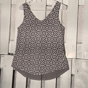 🐙6$20 Gilligan & O’Malley Grey White Tank Small